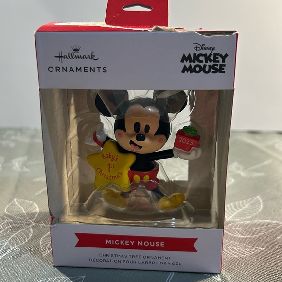 Hallmark Mickey Mouse. Baby’s 1st Christmas, 2023. Ornament. - Picture 1 of 8